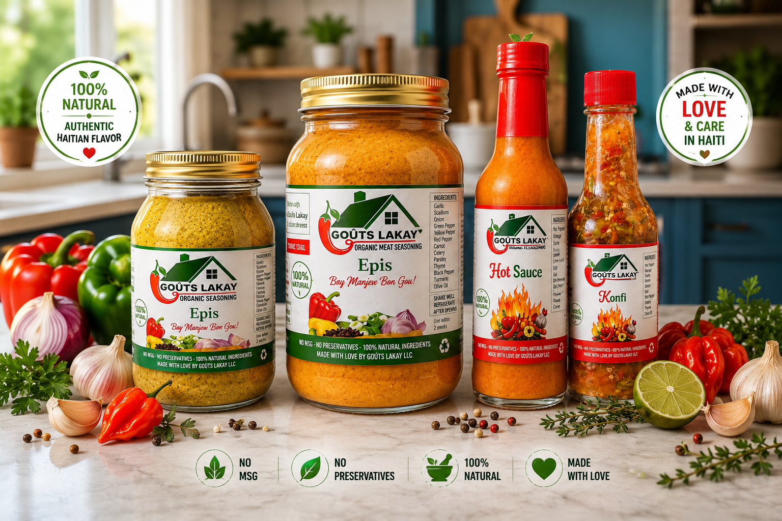 Special combo meat seasoning with free Hot sauce - Image 2